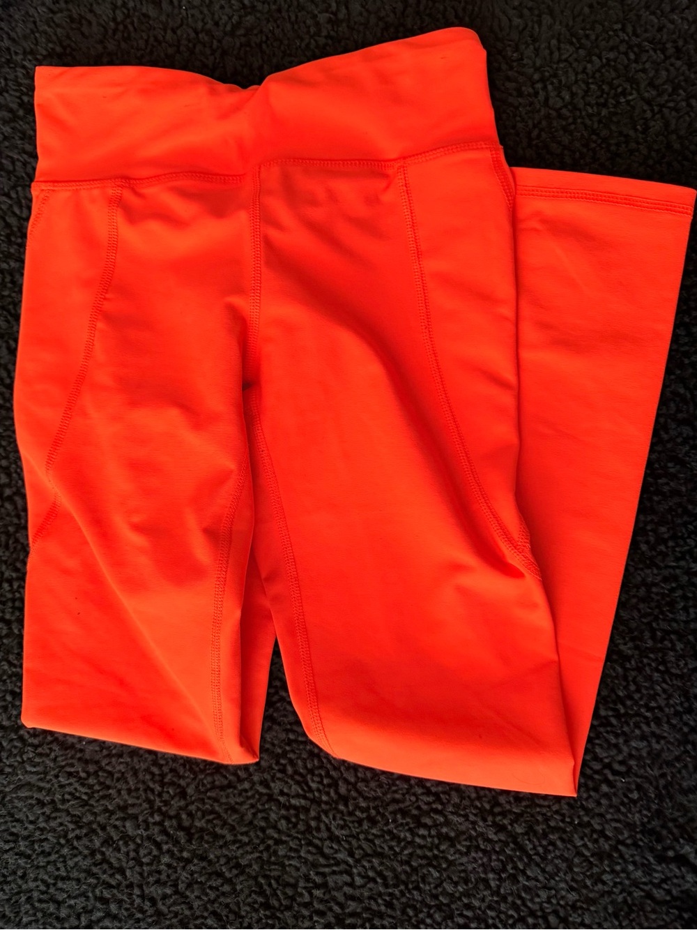 Old Navy Neon Orange Girls' Active Leggings - Picture 2 of 5